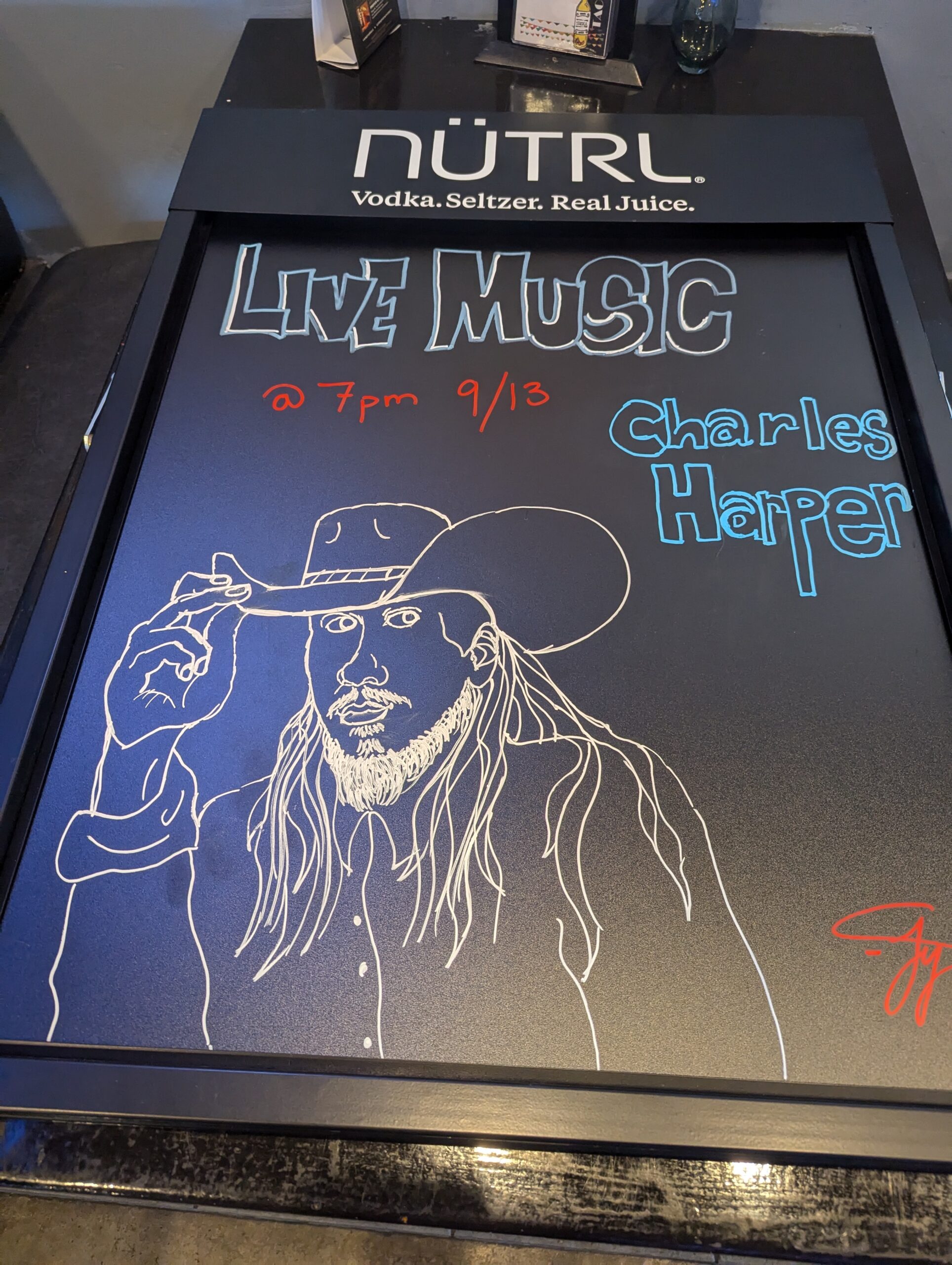 Live Music Sign